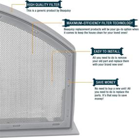 img 2 attached to Beaquicy WE03X23881 Dryer Lint Screen Filter Assembly: The Ultimate Replacement for GE Dryer