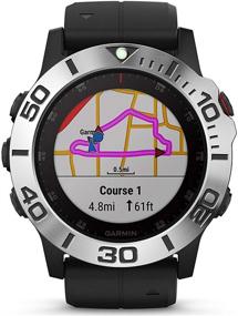 img 1 attached to 🔒 Байхуи Кольцо-обод из нержавеющей стали совместимо с Garmin Fenix 5X Plus - наклейка-накладка на кольцо-обод для защиты от царапин и столкновений - идеальный аксессуар для часов Garmin (Серебро - не совместимо с Fenix 5 / 5X)