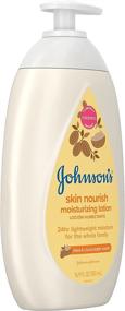 img 1 attached to 👶 Johnson's Skin Nourish Moisturizing Baby Lotion - Shea & Cocoa Butter Scent, Gentle & Lightweight Body Lotion for Dry Skin - Whole Family, Hypoallergenic, Dye-Free - 16.9 fl. oz