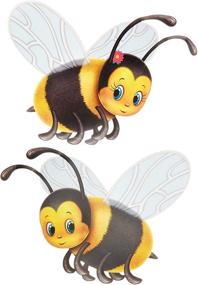 img 1 attached to Beistle 57781 Bumblebee Cutouts 17 Inch