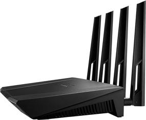 img 2 attached to 🔒 ASUS RT-AC87U AC2400 Dual Band Gigabit WiFi Router with Aiprotection Lifetime Security powered by Trend Micro, Adaptive Qos, and Parental Control