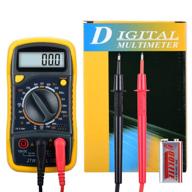 wintact dmm meter - digital multimeter with amp, ohm, volt, diode, continuity, transistor test, ac/dc voltage, ac current & resistance tester backlit (dual fused for anti-burn) logo