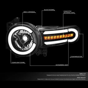 img 3 attached to DNA MOTORING HL LB FJC07 BK CL1 Sequential Headlight