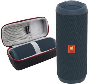 img 4 attached to 🔊 Переносная беспроводная колонка JBL FLIP 5 с Bluetooth - синяя | Защитный кейс Boomph Hardshell, водозащищенность IPX7