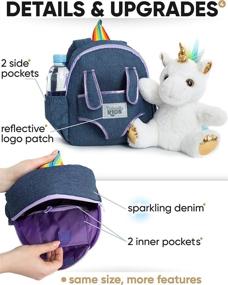 img 1 attached to Naturally KIDS Small Unicorn Backpack Kids' Furniture, Decor & Storage