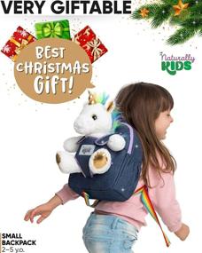 img 3 attached to Naturally KIDS Small Unicorn Backpack Kids' Furniture, Decor & Storage