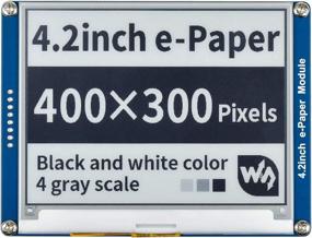 img 4 attached to Waveshare 4.2inch E-Ink Display Module: High-Resolution E-Paper with Embedded Controller for Raspberry Pi, SPI Interface