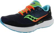 saucony triumph 18 men's road running shoe logo