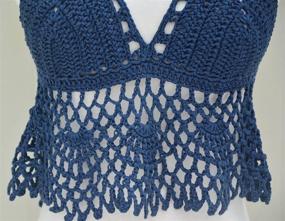 img 1 attached to 👙 Women's Clothing: Handcrafted Crochet Halter Bikini Swimsuit