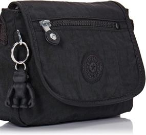 img 2 attached to 👜 Kipling Women's Sabian Mini Crossbody Bag, Lightweight Everyday Nylon Purse, Black Noir Shoulder Bag