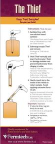 img 1 attached to Deluxe Wine and Beer Testing Kit: Ubrewusa's All-in-One Fermtech Hydrometer and Test Jar with Thief