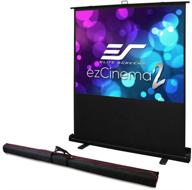 elite screens ezcinema 2 84-inch projector screen: portable & scissor backed, perfect for home theater, office or classroom projection - includes carrying bag & 2-year warranty logo