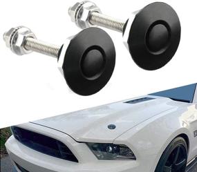 img 4 attached to Aluminum Universal Release Button Bumper Exterior Accessories