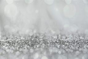 img 1 attached to 📸 Glitter Silver Photography Studio Backdrops - Kackool 7ftx5ft Ideal for Baby Birthdays, Parties, and Weddings