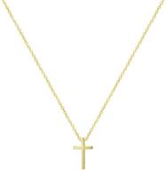 👑 stylish and elegant hxyhjy 18k gold plated cross necklace: exquisite cross pendant necklaces for women logo