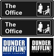 mifflin office business stickers - premium adhesive labels logo