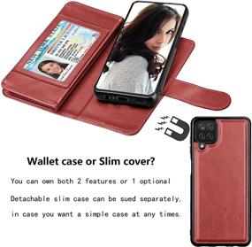 img 1 attached to Njjex Wallet Case For Samsung Galaxy A12