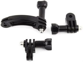 img 1 attached to 📷 Williamcr Universal Rotary Extension Adapter Pivot Arm Mount Kit for GoPro Hero 9/8/7/(2018)/6/5/4 Black, Hero 3+, DJI Osmo Action, AKASO, Campark, YI Action Camera