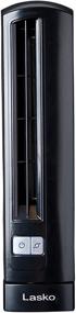 img 3 attached to 💨 Lasko Tabletop Tower Fan T14200 - Ultra Slim Oscillating Air Stick, Black