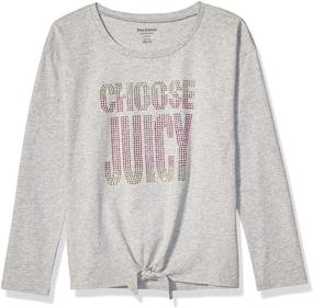 img 3 attached to Juicy Couture Girls Little Fashion Girls' Clothing for Tops, Tees & Blouses