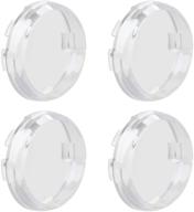 π¦ nthreeauto 4pcs clear bullet turn signals lens cover for enhanced visibility on harley sportster dyna road king street glide softail fatboy logo