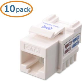 img 3 attached to 🔌 Cable Matters 10-Pack of UL Listed White RJ45 Keystone Jacks for Improved SEO