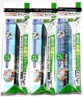 🖋️ превосходные перьевые кисти tombow fudenosuke мягкие (набор из 3 штук) - импорт из японии для изысканной каллиграфии [оригинальная упаковка komainu-dou] логотип