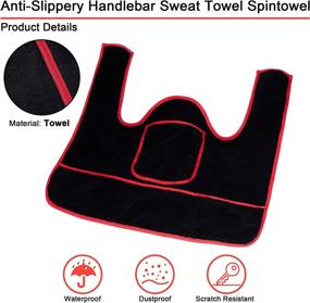 img 2 attached to Anti Slippery Absorb Handlebar Spintowel Peloton