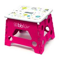 🌸 bblüv - stëp - foldable pink step stool - safe, compact, easy to clean logo