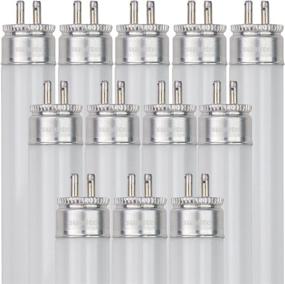 img 2 attached to 💡 Sunlite F14T5/841/12PK - 12 Pack Mini Bi-Pin T5 High Performance Straight Tube Light Bulbs, 14W/4100K Cool White