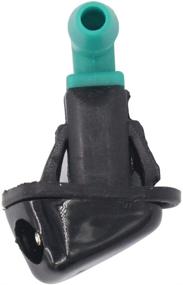 img 1 attached to Pair of Driver Side and Passenger Side Windshield Washer Nozzle Sprayers by NewYall - Set of 2