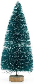 img 2 attached to 🎄 Colorful Upgrade: 32 PCS Artificial Mini Christmas Trees with Sisal Snow Frost – Perfect for Table Top Decor, Winter Crafts, and Home Decoration