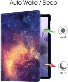 img 1 attached to 📱 Fintie 360 Degree Rotating Case for Samsung Galaxy Tab S7 FE 12.4 inch 2021 (SM-T730/T733/T736/T738) & Galaxy Tab S7 Plus 2020 - Swiveling Stand Cover with Auto Sleep/Wake - Galaxy