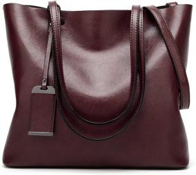 img 2 attached to Obosoyo Women's Shoulder Satchel Messenger 👜 Handbags + Wallets and Hobo Bags Combo