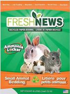 🐇 small animal bedding - fresh news eco-friendly recycled paper bedding logo