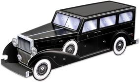 img 1 attached to 🚗 Classic Beistle Gangster Car Centerpiece, 12-inch - Perfect Table Decor for Themed Parties