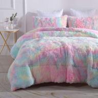 wajade rainbow comforter fluffy bedding logo