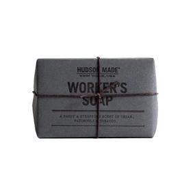 img 3 attached to 🧼 Hudson Made Mens Bar Soap: Exfoliating, Grit Soap for Scrubbing Tough Spots. Perfectly Suited for Hands, Elbows, and Feet. Worker's Soap for Heavy-duty Clean.