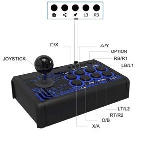 img 2 attached to Fighting Joystick Gamepad Controller 360 Android