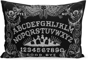 img 4 attached to 🔮 Покрытие для подушки Aikul Spirit Witch Board Gothic Goth Okkult - 20 x 26 дюймов