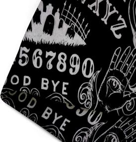 img 1 attached to 🔮 Покрытие для подушки Aikul Spirit Witch Board Gothic Goth Okkult - 20 x 26 дюймов
