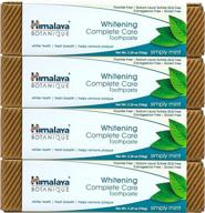himalaya whitening toothpaste - natural, fluoride-free & sls-free, 5.29 oz/150 gm (pack of 4, mint) logo