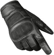 🧤 quality goat leather & airmesh biker gloves for men - jackets 4 bikes motorcycle tactical gloves logo