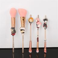 jujutsu kaisen makeup brushes set logo