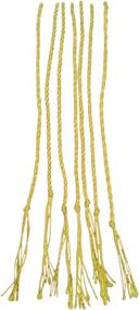 img 1 attached to 🔶 7 Pieces of Professional Grade Yellow Kevlar String Popper - Perfect Replacement Cracker for Bullwhip