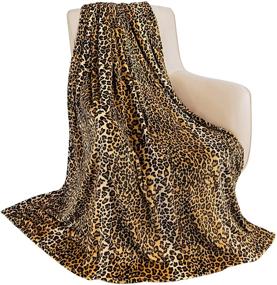 img 4 attached to Blanket Cheetah Lightweight Leopard 50X60Inches