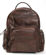 🎒 rawlings leather rugged backpack chocolate - durable and stylish travel companion logo