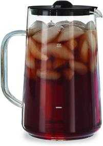 img 1 attached to Capresso 6624 Glass Ice Tea Pitcher, 80 oz. (2.5 Quarts)