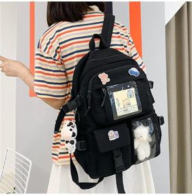 img 1 attached to Backpack Rucksack Aesthetic Bookbags Accessories Backpacks and Kids' Backpacks