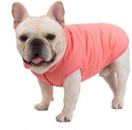 the petone dog coat vest: warm cotton puppy coat for small and medium dogs, windproof winter dog clothing - indoor and outdoor pet clothing, cute and padded! логотип